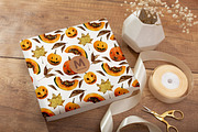 Autumn watercolor clipart pumpkins, an Animal Illustration by Artcard Watercolor (Thumbnail 9 of 15)