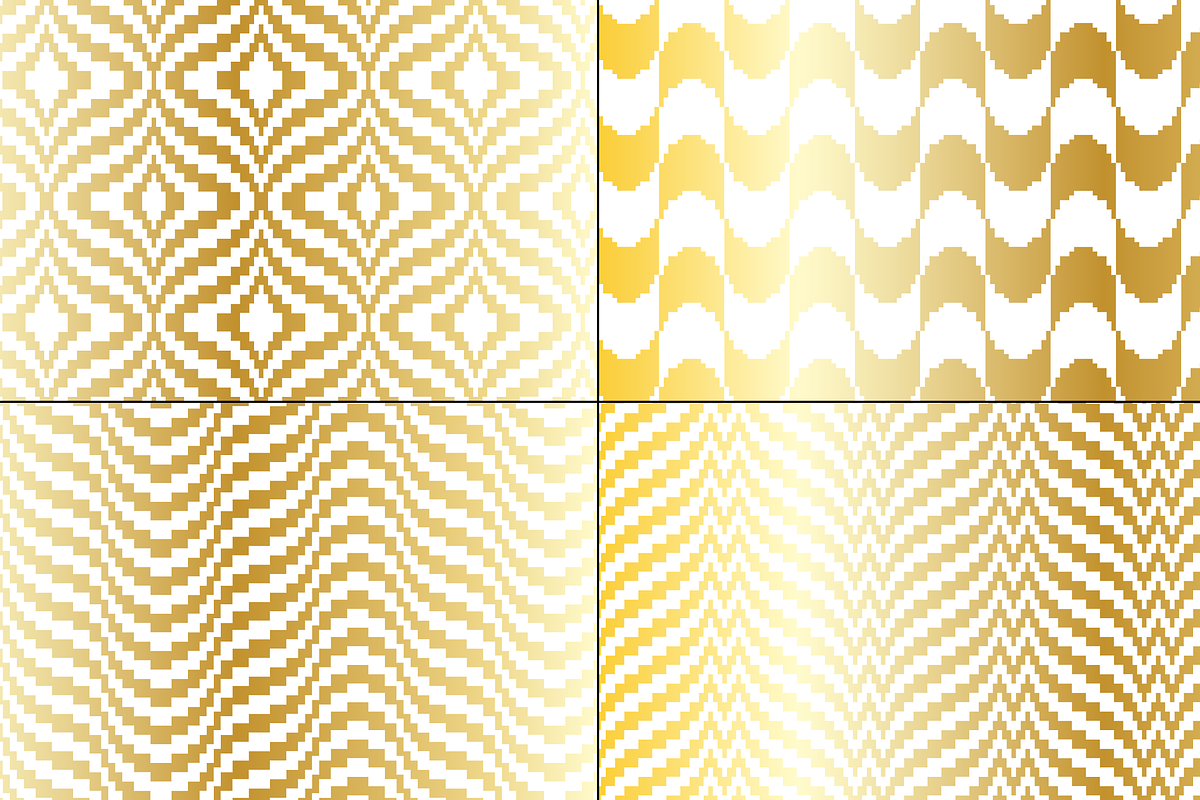 Gold Bargello Patterns preview 2