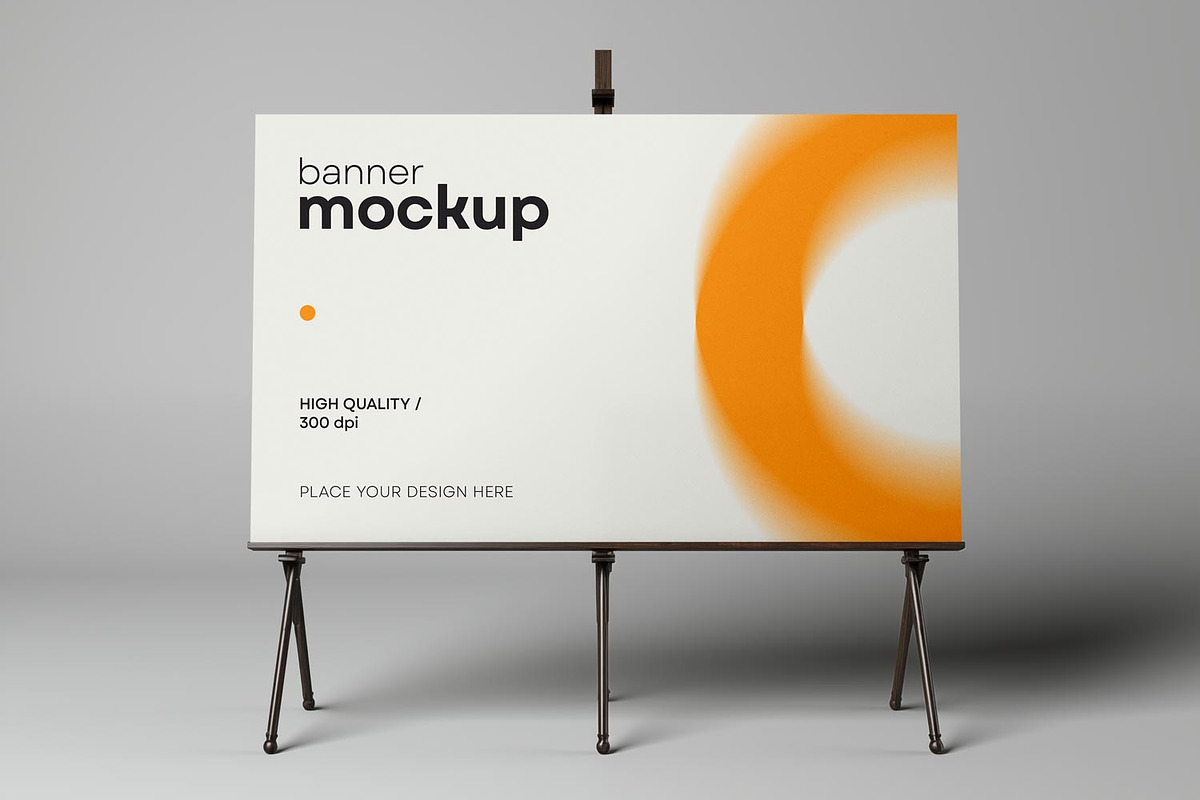 Banner and Press Wall Mockup, an Advertising Mockup by dpi (Photo 5 of 13)