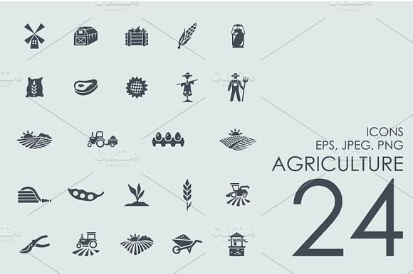 24 Agriculture Icons