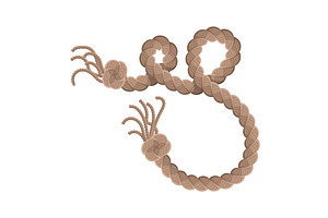 Hanging rope with tassel and, an Object Illustration by Things for designers