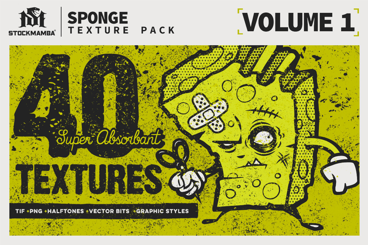 Sponge Texture Pack, a Texture Graphic by StockMamba (Photo 1 of 11)