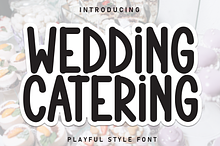 Wedding Catering | Script Font