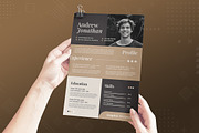Minimalist Aesthetic Resume, a Resume Template by Fannan Studio (Thumbnail 2 of 2)