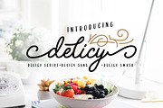 Delicy, a Script Font by Locomotype (Thumbnail 1 of 10)