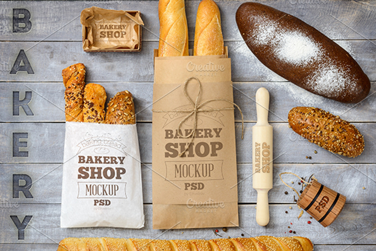 Bakery Mockup, a Print Template by ELFIVETROV DESIGN (Photo 5 of 6)