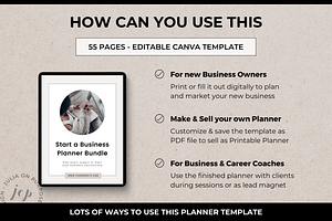 Business Planner Canva Template