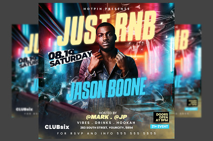 Dj Flyer Template, a Flyer Template by Hotpin