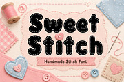 Sweet Stitch, a Slab Serif Font by Wow Magic (Thumbnail 1 of 5)