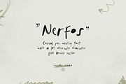 Nerfos Font, a Handwritten Font by vuuuds (Thumbnail 1 of 11)