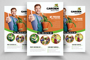 Garden service Flyer Templates, a Flyer Template by Psd Templates (Thumbnail 1 of 3)