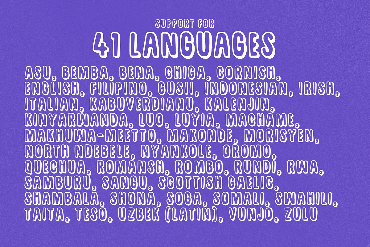 Scribbly Pop - Condensed Outline, a Sans Serif Font by HipFonts (Photo 2 of 12)