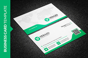 Clean Green Business Card