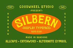 Silbern | Handdrawn Typeface