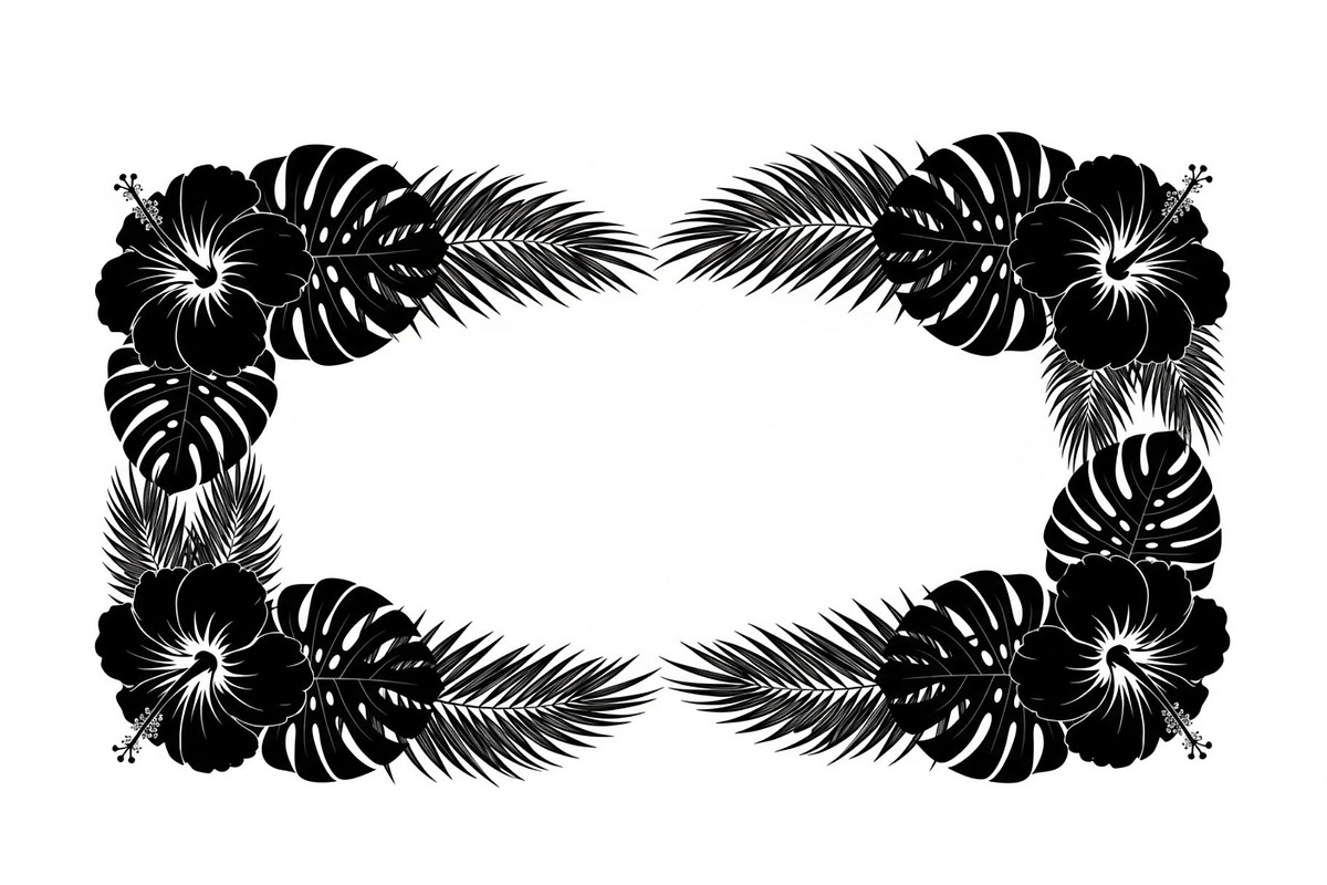 Floral Rectangle Frame SVG Bundle, an Illustration by jahid234 (Photo 15 of 31)