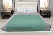 Minky Blanket Mockup on Bed #VH08, a Product Mockup by JENLYNN Stock Shop (Thumbnail 5 of 6)