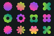 Abstract floral vector shapes, a Decorative Illustration by Torontotokio (Thumbnail 7 of 7)