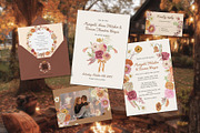 Autumn Garden floral watercolor fall, a Decorative Illustration by SunnyAfternoons (Thumbnail 9 of 18)