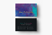 Artistic Business Card Template-011, a Business Card Template by M6 Gallery (Thumbnail 4 of 5)