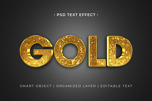 Gold Text Effect