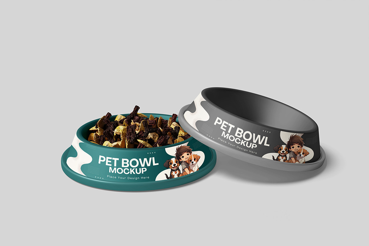 Pet Bowl Mockup, a Product Mockup by bimockup (Photo 4 of 6)