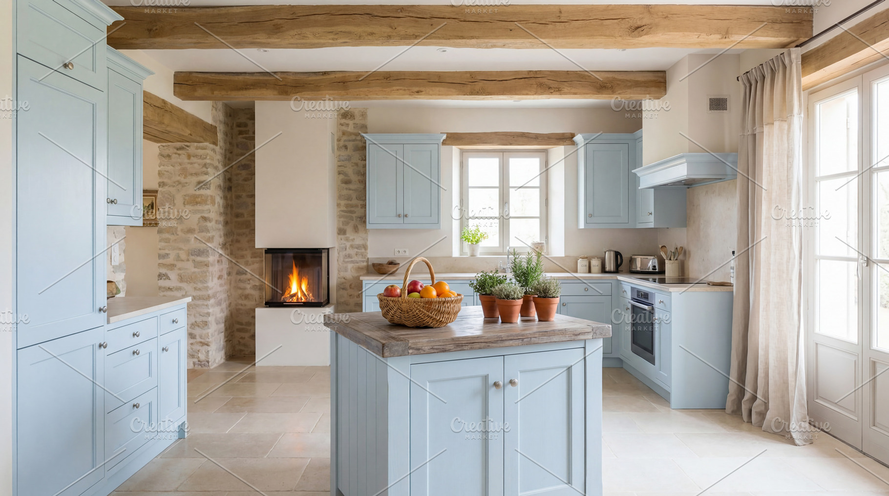 Provence-style kitchen interior, an Architecture Photo by Volff