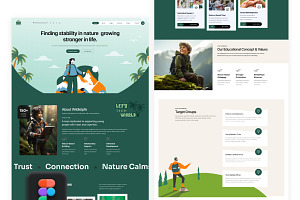 WildLife - Landing Page Figma Design