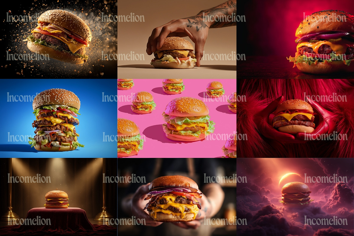 80 Professional Burger Stock Photos, a Food & Drink Photo by Incomelion (Photo 10 of 14)