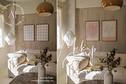 Living Room Frame Mockup, a Product Mockup by ArtwithFrame (Thumbnail 4 of 9)