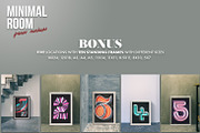 Minimal Room - Frames Mockups, a Product Mockup by Madebyvadim (Thumbnail 6 of 7)