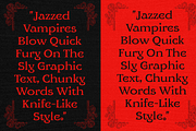 UT Shadigo - A Sharp Display Font, a Serif Font by Universitype (Thumbnail 3 of 14)