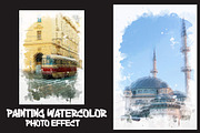 Painting Watercolor Photo Effect, a Layer Style Add-On by 3d_model_tifotizi (Thumbnail 1 of 2)