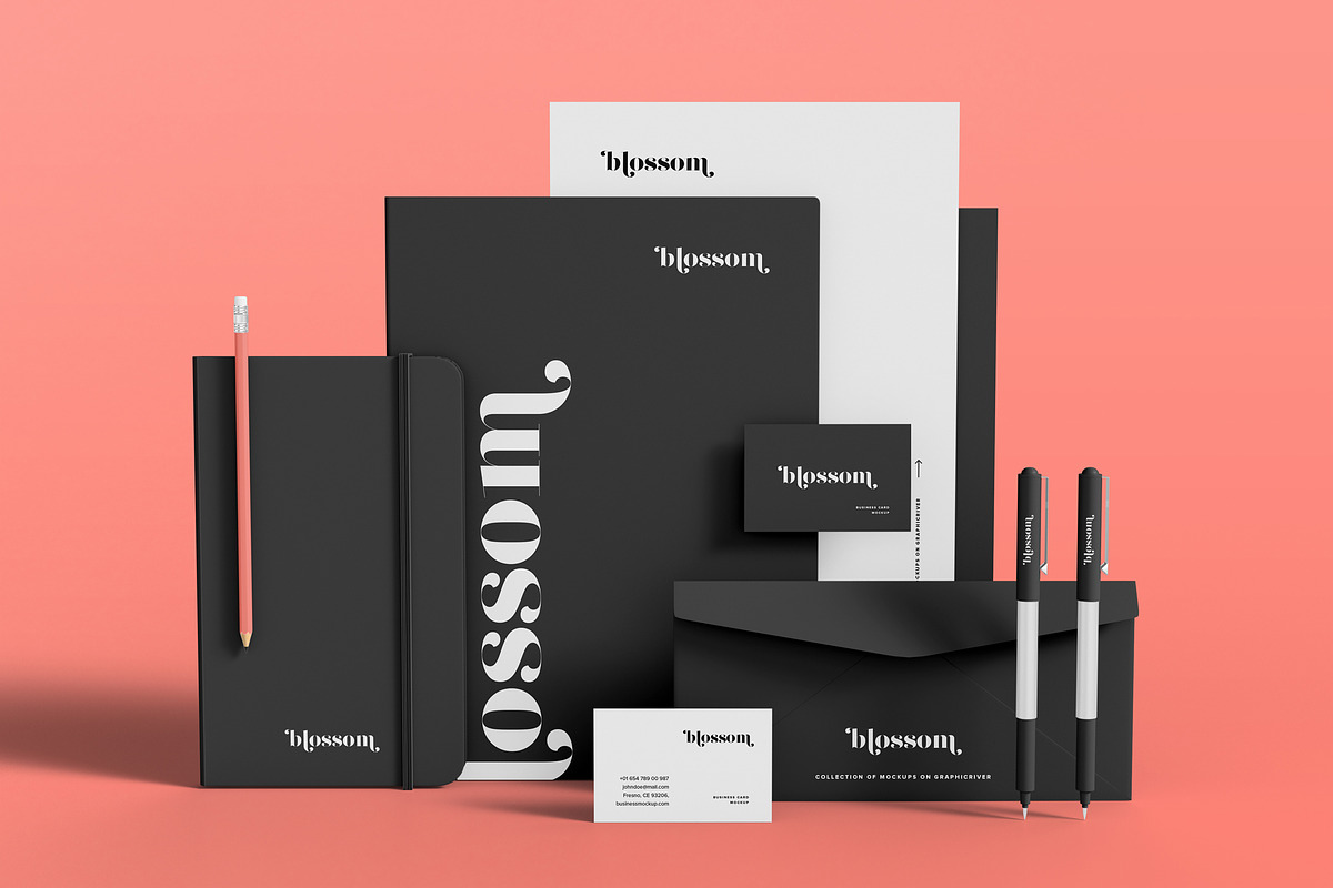 Stationary Branding Mock-up 9, an Advertising Mockup by Yogurt86 (Photo 2 of 10)