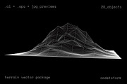 GEO_TERRAIN2 Vector Pack, a Background Graphic by codetoform (Thumbnail 13 of 14)