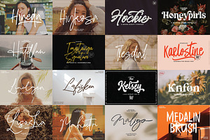 The Amazing Handwritten Font Bundles