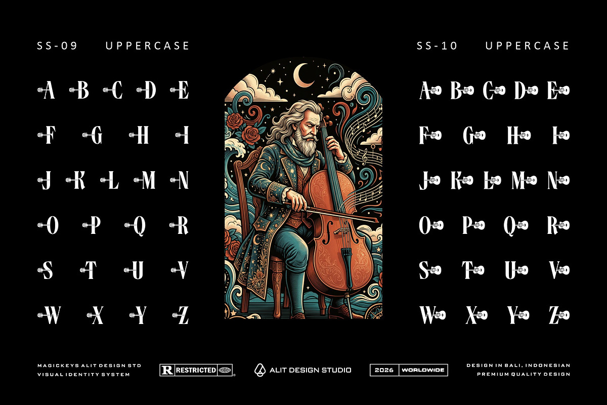 Dream Musical Typeface, a Serif Font by alit design (Photo 11 of 20)