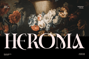 Heroma - Modern Ligatures Font