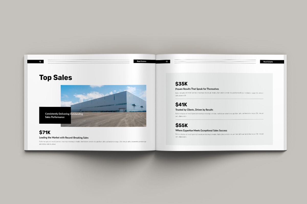 Real Estate Landscape Template, a Brochure Template by Pixelpick (Photo 8 of 10)