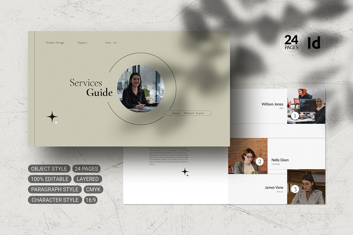 Service Guide Template, a Presentation Template by WhiteGraphic (Photo 1 of 7)
