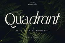 Quadrant - Clean Sans Font