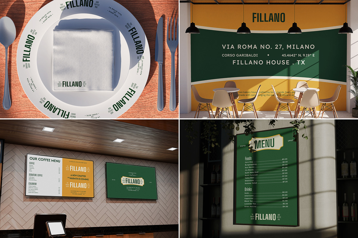 Restaurant Branding & Food Mockups, a Mockup by Vitora Mockup (Photo 7 of 14)