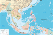 Political Map of South East Asia, an Education Illustration by Cartorical (Thumbnail 4 of 10)