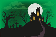 Halloween Landscape, a Background Graphic by Sohan Artistry (Thumbnail 1 of 3)
