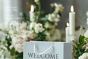 7x10 Paper Gift Bag Mockup, a Packaging Mockup by Serenefeeling (Thumbnail 3 of 6)
