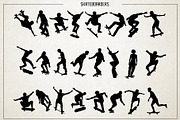 9 set of Vector sport silhouette, an Object Graphic by Giordano Aita Graphics (Thumbnail 7 of 11)