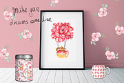 Magnolia Dream - Watercolor, an Illustration by TanataDesign (Thumbnail 6 of 7)