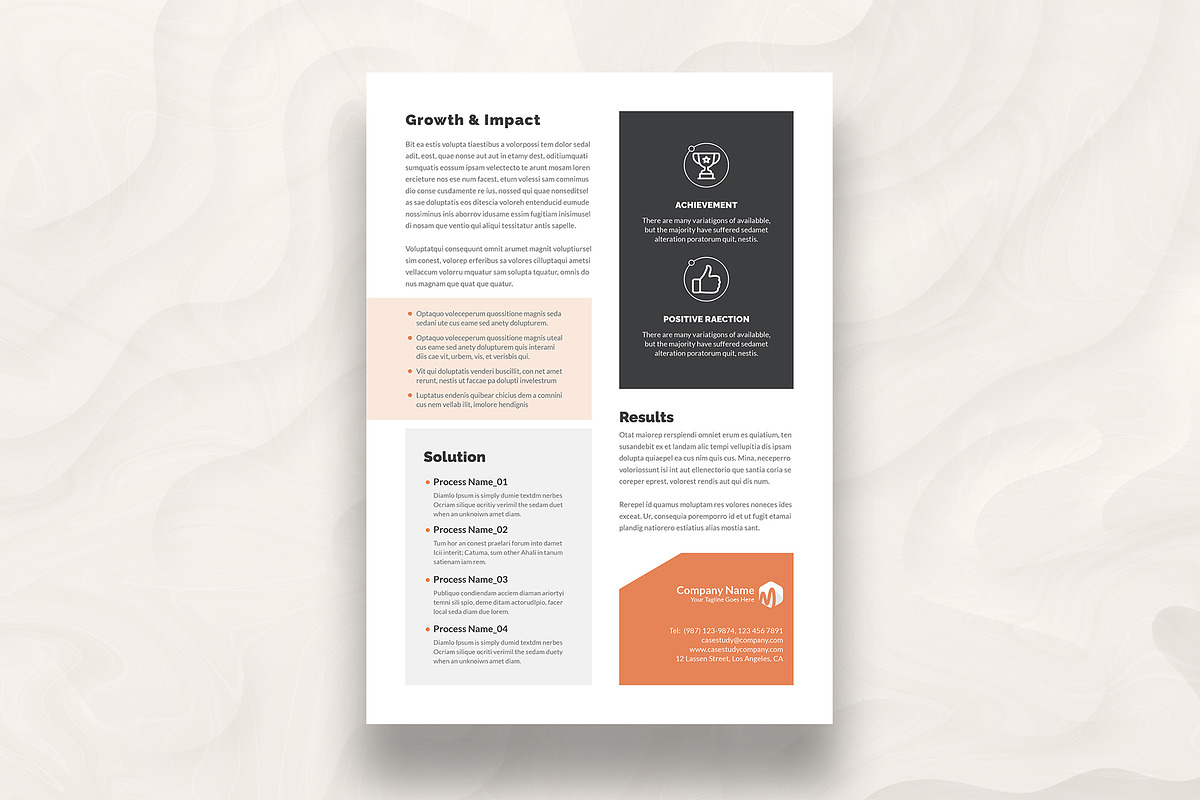 Canva Case Study Template preview 4