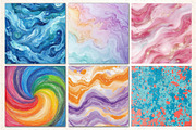 Colored Composition Notebook Pattern, a Pattern Graphic by Libby Wishes (Thumbnail 2 of 5)