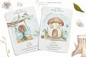 Fairies Garden Watercolor Collection