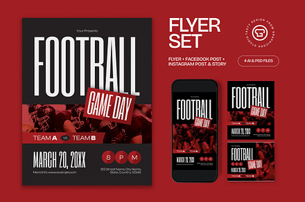 American Football Flyer